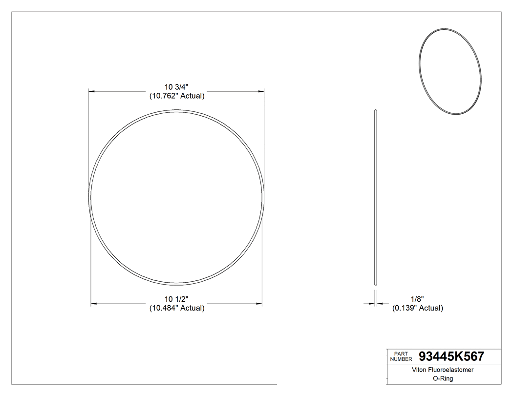Technical drawing - 93445K567